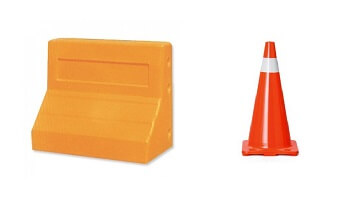 Jersey Barrier & Traffic Cone imagen