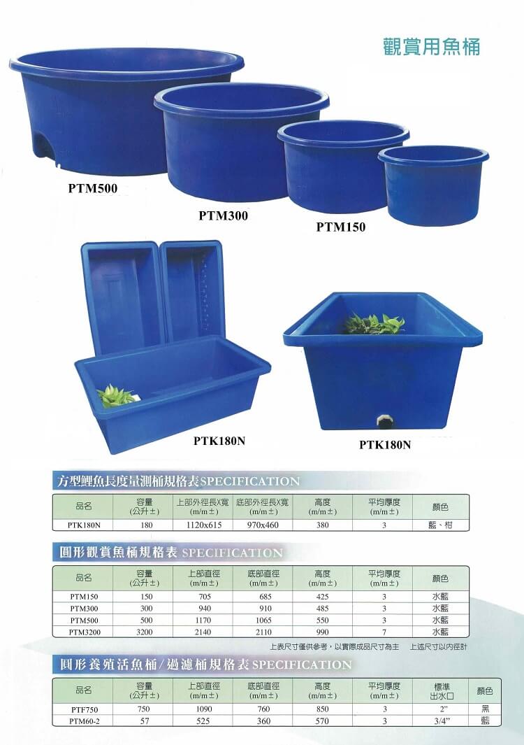 Ornamental Fish Plastic Tank
