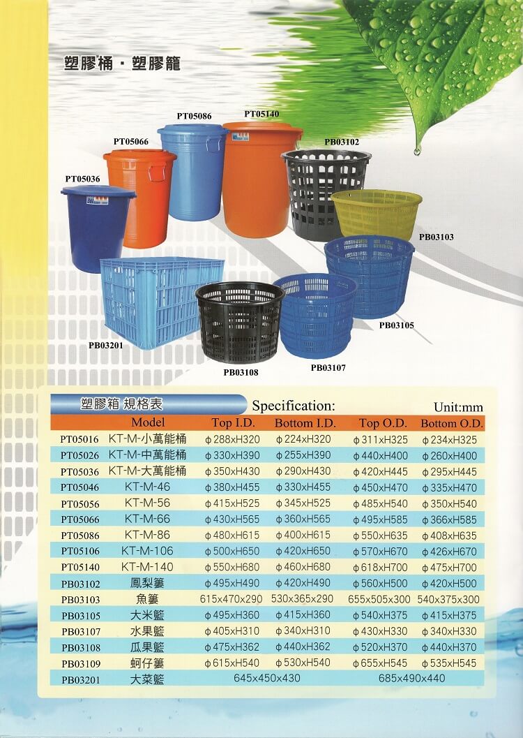 Plastic Tank & Bucket